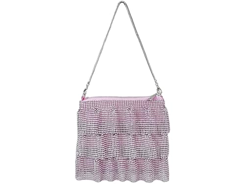 Abendtasche für Damen, Crossbody-Tasche für Party, Strass-Geldbörse, glitzernde Diamant-Geldbörse, Upgrade, Abschlussball, Hochzeit, Clutch, Pink von HHBOXIU