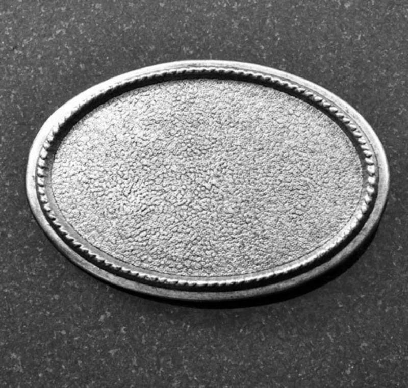 2 Gürtelschnallen-Basis, Texturiertes Oval in Rustikalem Braun, Antikgold, Kupfer Oder Silber, Austauschbar Mit D-Ring, Hergestellt Den Usa, 2Er-Pack von HHHdesigns