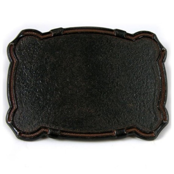 4 "Gürtelschnalle in Rustikaler Schwarzer Oder Grüner Patina, Made Usa, Jeweils 4 "Gürtelschnalle in Rustikaler Schwarzer Oder Grüner Patina, Made Usa, Jeweils von HHHdesigns