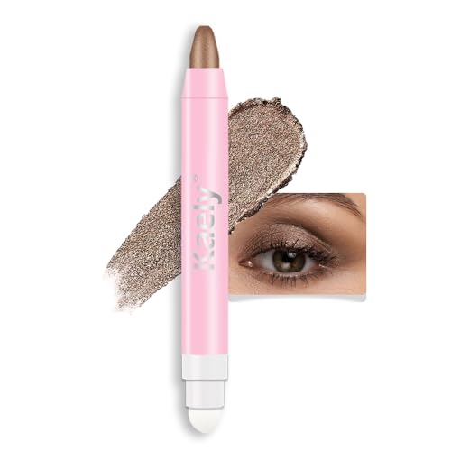 Kaely Kakao Glitzer Creme Highlighter Lidschatten Stift Wasserdicht Pigmentiert Doppelspitze Applikator Lidschatten Palette Highlighter Makeup Kaely Kakao Glitzer Creme Highlighter Lidschatten Stift Wasserdicht Pigmentiert Doppelspitze Applikator Lidschatten Palette Highlighter Makeup von HHLTOH
