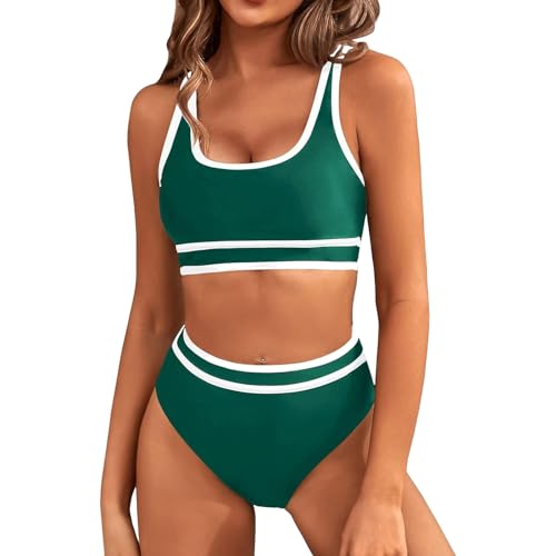 HHOP Sportbadeanzug Damen ohne Cup Damen Bikini Bikini blau Badeanzug Damen Shorts bademode Damen Badeanzug strandponcho mädchen bauchweg Badeanzug Badeanzug Cup f Bademoden für Damen von HHOP