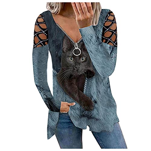 HHOP blusentops Damen ärmellos tesettür Langarmshirt v Ausschnitt Damen Italo Mode Damen Huddy Damen Sommer Tshirt Damen Moderne Strickkleider bluzen Damen Zara Damen Pullover lang elegant von HHOP