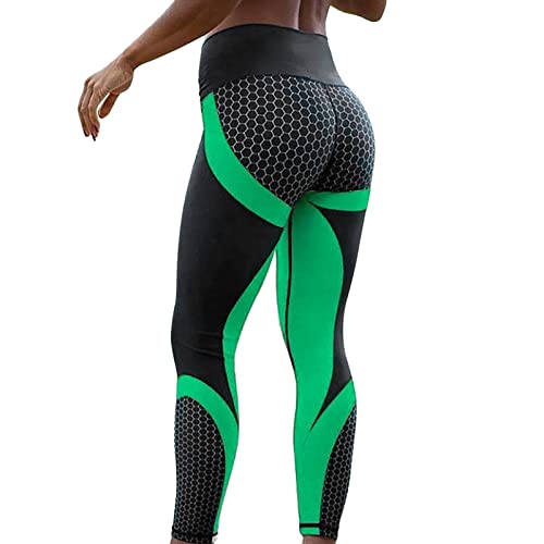 Halloween Sportset Sport Gym Butt Lifter Sport Mid Running Fitness Druck elastischer Jogginghose Leggings Workout Frauen Waist Hosen Leggins Schlaghose Damen Basic Sweatpant von HHOP