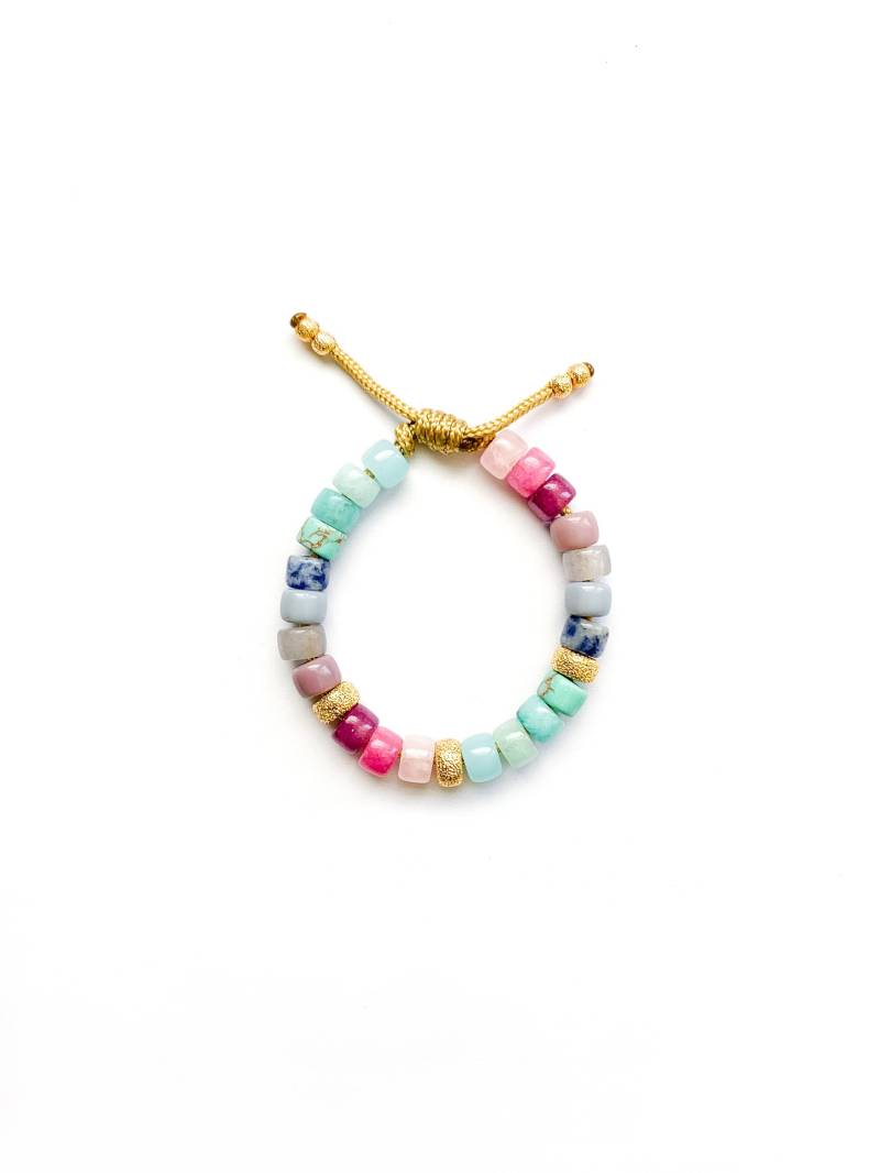 Nr.119 | Edelstein Perlen Armband Pony Crow Anpassbare Designs Arm-Süßigkeit Geschenk Für Sie Brautjungfer Zum Binden von HHperlastudio