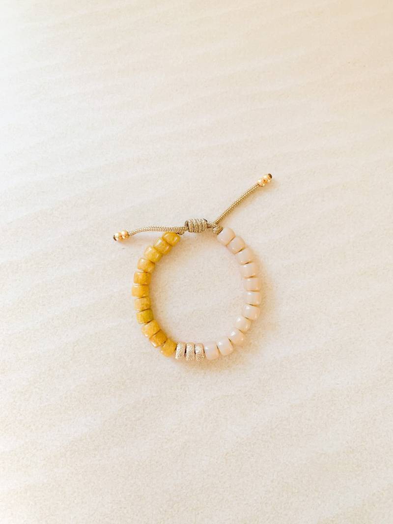 Nr.15 | Edelstein Perlen Armband Pony Crow Individuelle Designs Designer Inspiriert Forte Bead Bucci Krawatten-Look von HHperlastudio