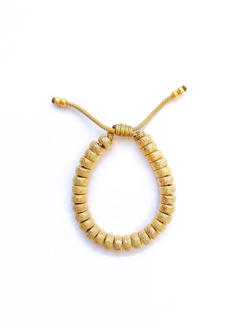 Nr.82 | Stardust 18K Gold Filled Perlenarmband Pony Perlen Anpassbare Designs von HHperlastudio