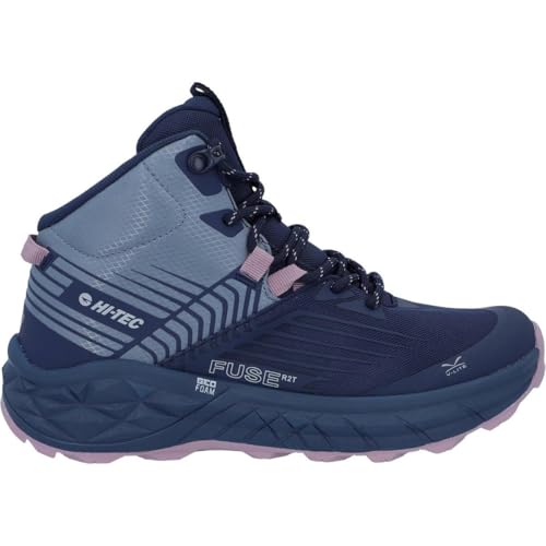 HI-TEC Damen Fuse Trail Mid, Naval Academy Flintstone Elderberry, 42 EU von HI-TEC
