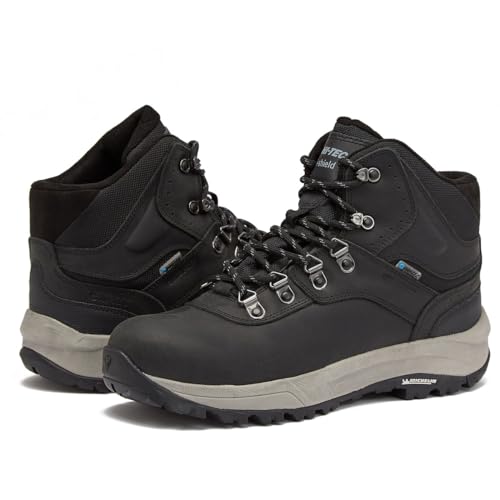 HI-TEC Herren Trekkingschuhe Altitude VI I - schwarz oder braun, mittel oder extra breit, sc schwarz, 42.5 EU X-Szeroki von HI-TEC
