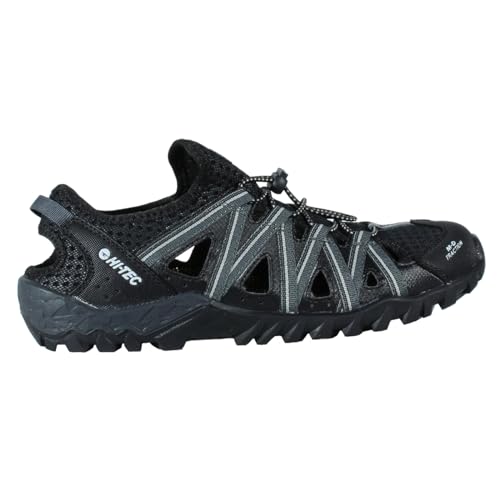 Hi-Tec Narval Sportsandalen für Herren/Trekkingsandalen für Herren, Schwarz, Grau (Black Charcoal Grey), 47 EU von HI-TEC
