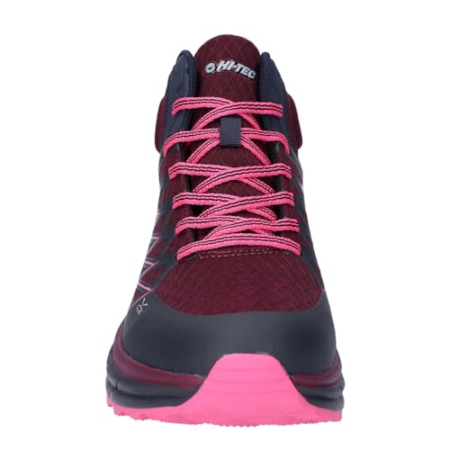 Hi-Tec O010417-090-hi-tec Trail Destroyer Mid Wp Damen Deep Purple/Sky 8 Wanderstiefel, Dunkelviolett Himmel Captain Fuchsia Rose, 42 EU von HI-TEC