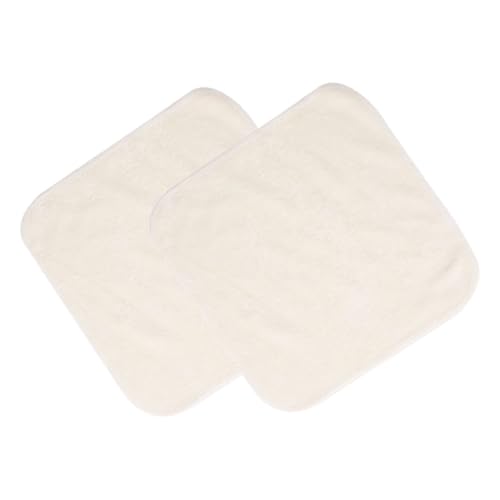 HIAKDOFT 1 Satz Waschbare Bambusfaser Gesichtstücher Saugfähige Wiederverwendbare Reinigungstücher Weiche Nachhaltige Handtücher Für Empfindliche Haut Umweltfreundliche 2 Stück von HIAKDOFT