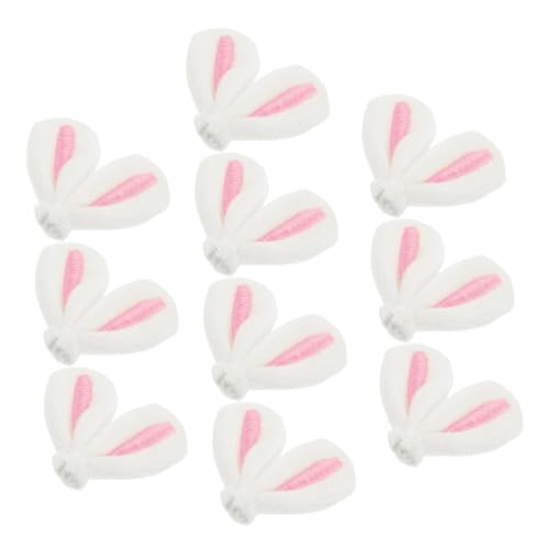 HIAKDOFT 10 Stück Hasenohren-Haarnadelmaterial Plüsch Hasenohren zum Basteln Hasenohr zum Selbermachen Hasenohr für Haarspangen Kleine Mädchen Haarzubehör süßer Hasenohrschmuck Stoff Rosa HIAKDOFT 10 Stück Hasenohren-Haarnadelmaterial Plüsch Hasenohren zum Basteln Hasenohr zum Selbermachen Hasenohr für Haarspangen Kleine Mädchen Haarzubehör süßer Hasenohrschmuck Stoff Rosa von HIAKDOFT