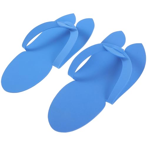 HIAKDOFT 12 Paare Einweg Pediküre Hausschuhe Multifunktionale Slipper für Strandpartys und Salons Bequeme und Rutschfeste Flip Flops für Damen und Herren Zufällige Farben von HIAKDOFT
