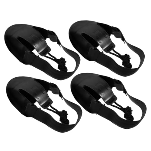 HIAKDOFT 2 Paare Sicherheitsschuhüberzüge Stahlkappen rutschfeste Wiederverwendbare Schutzschuhe für Baustelle Werkstatt Stahlzehen Schutz Langlebig Komfortabel Knick PVC Beschichtet von HIAKDOFT