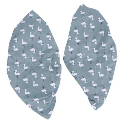 HIAKDOFT 2 Paare Waschbare Baumwoll Schuhüberzüge Verdickte rutschfeste Indoor Schutzüberzüge für Herren und Damen Atmungsaktiv Strapazierfähig Wiederverwendbar Grün Fußschutz für Saubere von HIAKDOFT