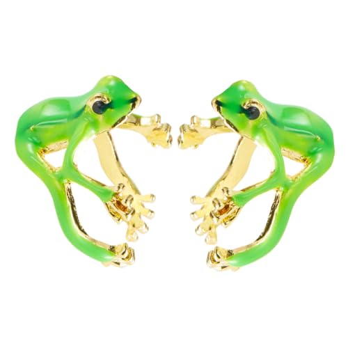 HIAKDOFT 2 Stück Verstellbare Froschringe für Damen Niedliche Tier Ringe Perfektes für Verlobung Hochzeit oder Alltagsschmuck von HIAKDOFT