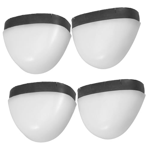 HIAKDOFT 4 Stück Schutz Überzieher Arbeitsschuhe Kunststoffkappen Teilig Leicht Komfortabel Hohe Schlagfestigkeit Sicherheits Zehenschutz Panzerschutz für Herren Damen Arbeitsschutz Schuhe von HIAKDOFT