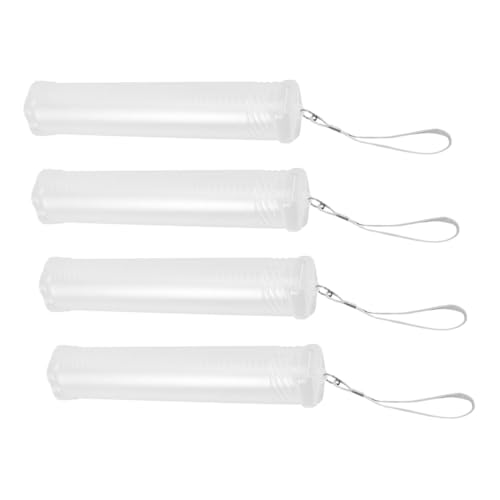 HIAKDOFT 4stücke Transparenter Stiftehalter Aus Kunststoff Verstellbares Aufbewahrungsrohr Für Stifte Marker Und Künstlerpinsel Durchmesser Leicht Und Tragbar Für Schreibtischorganisation u von HIAKDOFT