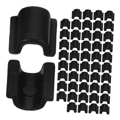 HIAKDOFT 50 Stück Teiliges Haarseil Zubehör Kunststoff U und C Förmige Fixierclips für Haargummis DIY Haarschmuck Zubehör Flexibel Langlebig Vielseitig für Frauen und Mädchen von HIAKDOFT