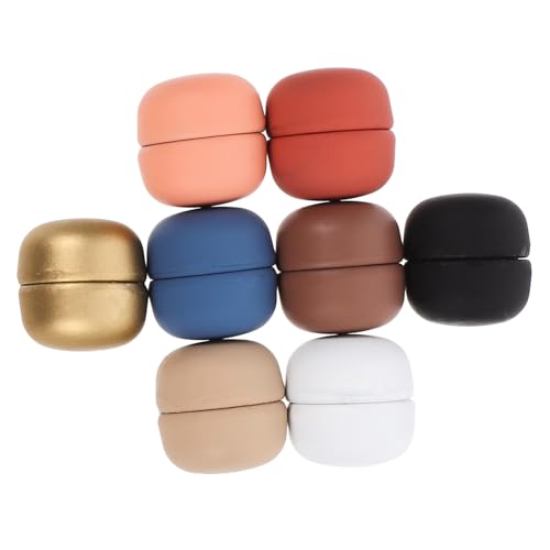 HIAKDOFT 8 Stück Teiliges Magnet Schal Vielseitige Magnetische Kopftuchbroschen in Farben Sichere Fixierung für Tücher und Schals Modische Magnetknöpfe für Damen Geschenkidee für Besondere von HIAKDOFT