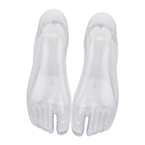 HIAKDOFT Display Shoe Trees für Damen Transparentes Robustes Kunststoff Fußmodell Formstabiler Schuhhalter zur Stilvollen Präsentation und Schonung von Schuhen von HIAKDOFT