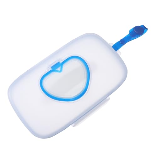 HIAKDOFT Feuchttücher Box Tragbar mit Silikonverschluss Staubdicht und Feuchtigkeitserhaltend Hängend für Kinderwagen und Reise Geeignet für Outdoor Kinderbett und Essstuhl Praktische von HIAKDOFT