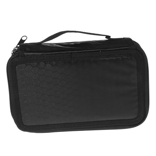 HIAKDOFT Großes Federmäppchen aus Oxfordstoff mit Mehrschicht Design Hoher Kapazität Stifttasche für Schule und Büro Praktisches Federmäppchen Organizer mit Reißverschluss für Stifte und von HIAKDOFT