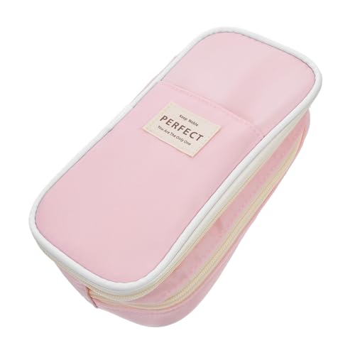 HIAKDOFT Großes Federmäppchen mit Reißverschluss Langlebiges Leichtes und Tragbares Mäppchen für Mädchen Große Kapazität mit Fächern zur Ordentlichen Aufbewahrung von Stiften und Markern von HIAKDOFT