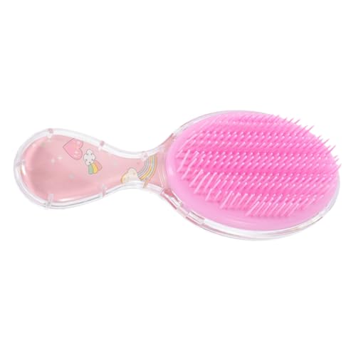 HIAKDOFT Entwirrungsbürste Für Lockiges Haar Weiche Borsten Haarbürste Für Mädchen Tragbare Kamm Für Unterwegs Zu Kopfhaut Und Haar von HIAKDOFT