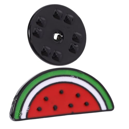 HIAKDOFT Kreative Wassermelonen Brosche Damen Anstecknadel Fruchtförmig Cartoon Stil Pullover Clips Cardigan Schmuck Geschenkidee für Geburtstag und Alltag von HIAKDOFT