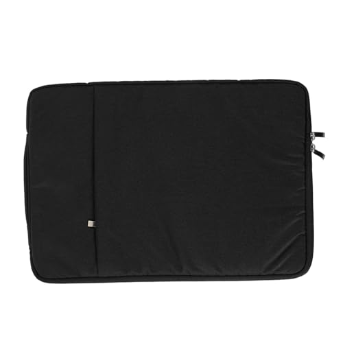 HIAKDOFT Laptop Schutzhülle Stoßfeste Notebook Tasche mit Stretchgriff Kompatibel für Business und Reisen Leichtes Laptopfach mit Großem Fassungsvermögen Schwarz von HIAKDOFT