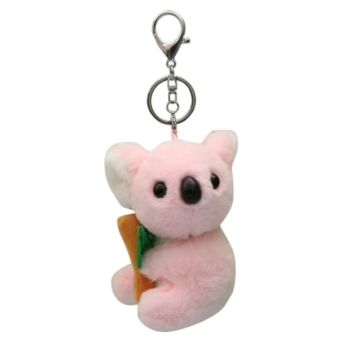 HIAKDOFT Niedlicher Koala Schlüsselanhänger Plüsch Anhänger Hängend für Taschen Rucksack Freunde Familie von HIAKDOFT