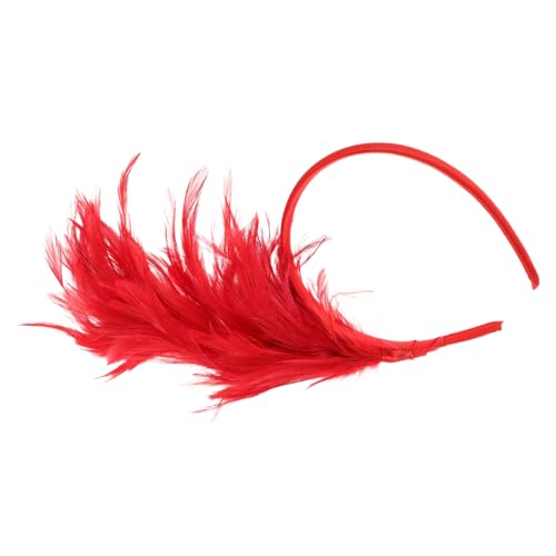 HIAKDOFT Plume Haarband Für Frauen Farbige Federkopfbedeckung Für Hochzeiten Teepartys Und Besondere Anlässe Bequem Und Stilvoll Für Feiern Und Kostüme von HIAKDOFT