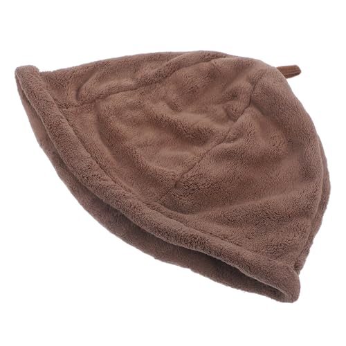 HIAKDOFT Wiederverwendbare Sauna Mütze aus Weichem Korallenfleece Wasserabsorbierende Bequeme Duschhaube für Damen für Lange Saunagänge für Lockiges und Langes Haar Atmungsaktiv und Leicht von HIAKDOFT