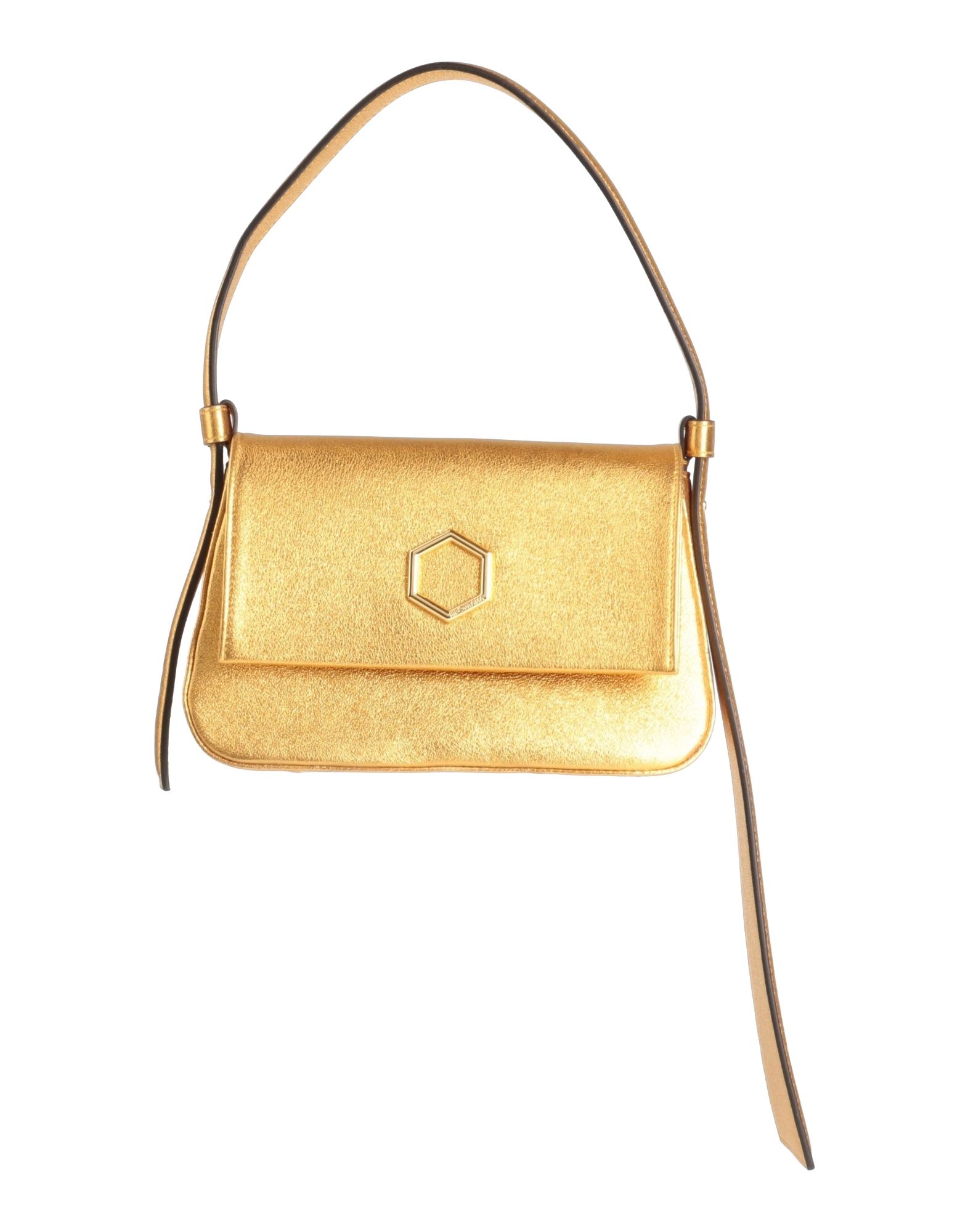 HIBOURAMA Handtaschen Damen Gold von HIBOURAMA