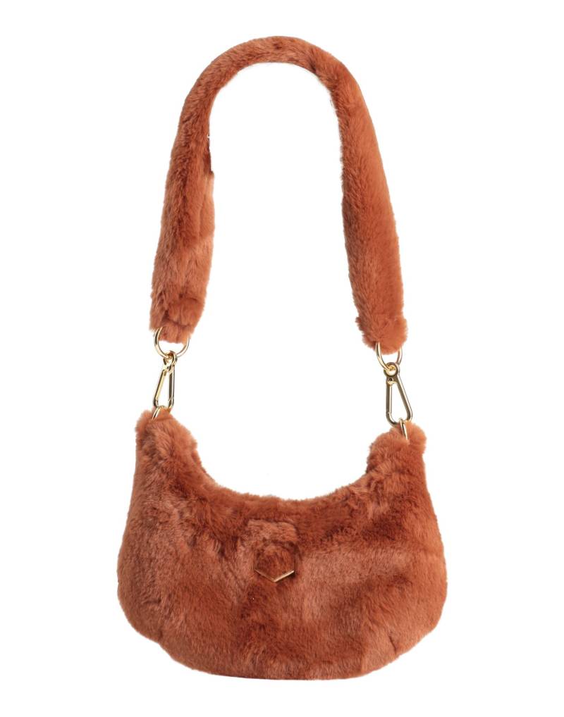 HIBOURAMA Schultertasche Damen Braun von HIBOURAMA