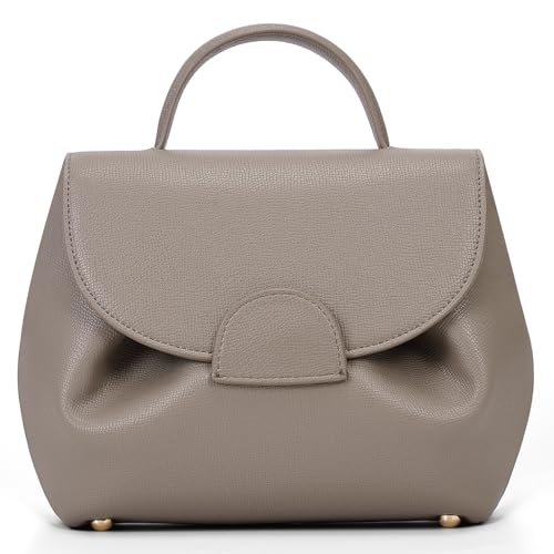 HICARRY Kleine Umhängetasche Damen Handtasche Henkeltaschen Designer Leder Schultertaschen Crossbody Bag Damen Elegante Handbags Moden Geldbörse mit Tragegriff oben von HICARRY