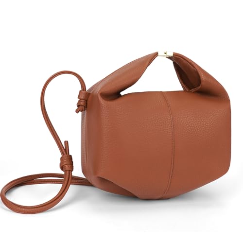 HICARRY Kleine Umhängetasche Damen-Henkeltaschen Moden Handtasche Damen Shopper Handbags Schultertasche Leder Shoulder Bag Beuteltasche Crossbody Bag mit Abnehmbarem Schultergurt von HICARRY