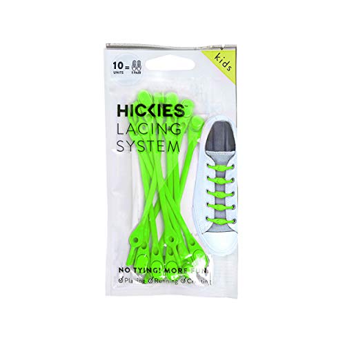 HICKIES Elastische Tie-Free Schuhbänder für Kinder (2.0 Neu) - Lime von HICKIES