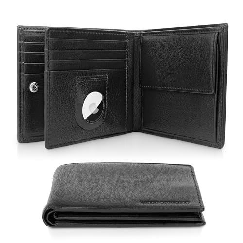 HIDES REPUBL1C® AirTag Geldbeutel | Portmonee Herren Airtag | Airtag Wallet | Geldbeutel AirTag | Geldbörse AirTag | Leder Geldbörse Herren von HIDES REPUBL1C