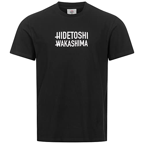 HIDETOSHI WAKASHIMA "1st Herren Oversized T-Shirt (as3, Alpha, m, Regular, Regular, Schwarz) von HIDETOSHI WAKASHIMA