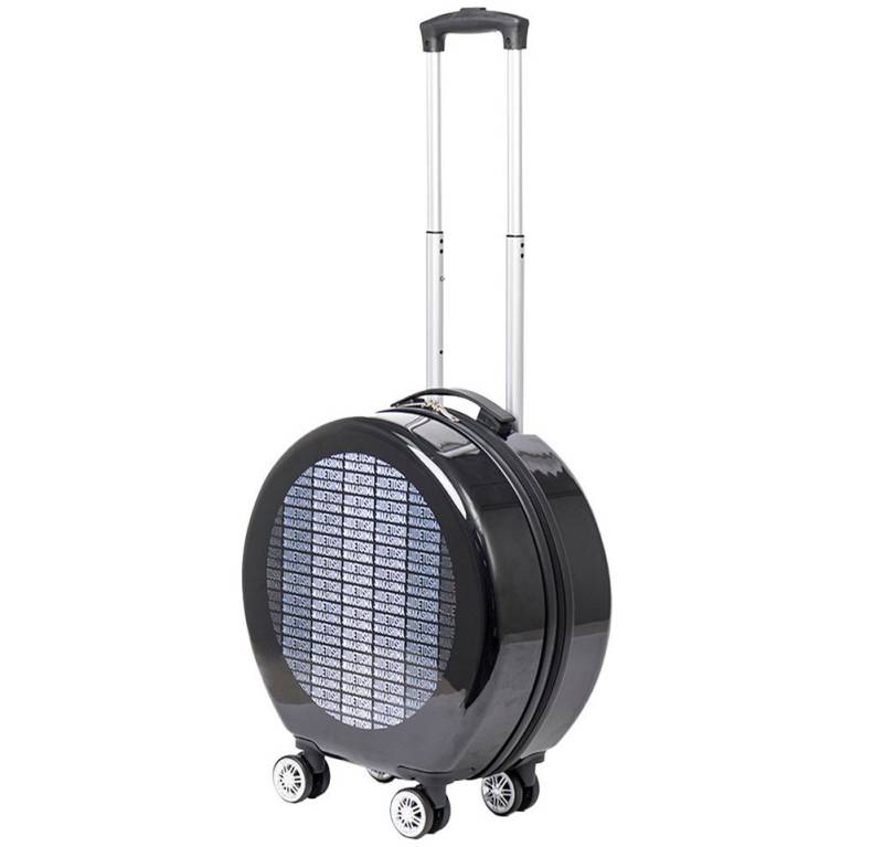 HIDETOSHI WAKASHIMA Handgepäck-Trolley HIDETOSHI WAKASHIMA 18" Designer Handgepäck Koffer, im ausgefallenen Runddesign von HIDETOSHI WAKASHIMA