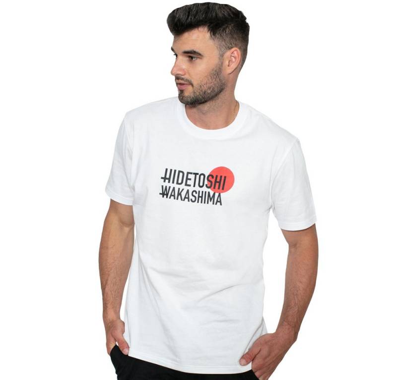 HIDETOSHI WAKASHIMA T-Shirt HIDETOSHI WAKASHIMA "1st" Herren Oversized T-Shirt weiches, angenehmes Material von HIDETOSHI WAKASHIMA