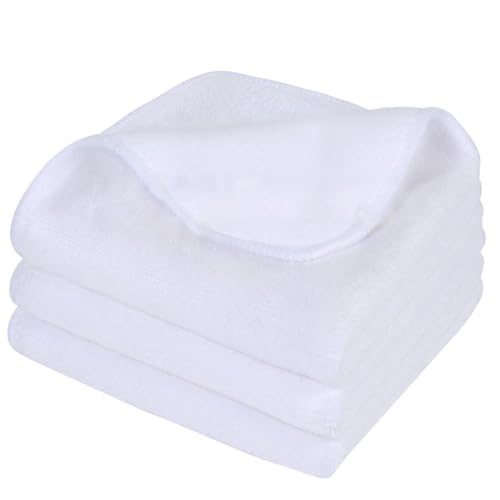 Mikrofaser Make-Up Entferner Tuch Radierer Ultraweich Gesichtsreinigungstuch Waschlappen Gesicht Wiederverwendbar 30cm x 30 cm 3 St¨¹ck Wei? Mikrofaser Make-Up Entferner Tuch Radierer Ultraweich Gesichtsreinigungstuch Waschlappen Gesicht Wiederverwendbar 30cm x 30 cm 3 St¨¹ck Wei? von HIDMD