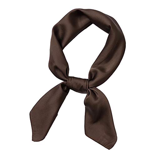 HIDOUYAL Damen Halstuch 70cmx70cm, Einfarbiges Kopftuch Quadratischer Schal Dekoration-Schal Frühling & Herbst Schal,Braun,Dunkelbraun HIDOUYAL Damen Halstuch 70cmx70cm, Einfarbiges Kopftuch Quadratischer Schal Dekoration-Schal Frühling & Herbst Schal,Braun,Dunkelbraun von HIDOUYAL