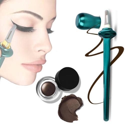 Arcbelle Eyeliner Set, Silicone Eyeliner Tools, Lasting Waterproof & Smudge Proof Eyeliners with Cream, Multi-purpose Make-Up for Easy Eye & Lip LinerApplication (Green+Brown Eyeliner Cream, 1 Set) Arcbelle Eyeliner Set, Silicone Eyeliner Tools, Lasting Waterproof & Smudge Proof Eyeliners with Cream, Multi-purpose Make-Up for Easy Eye & Lip LinerApplication (Green+Brown Eyeliner Cream, 1 Set) von HIDRUO