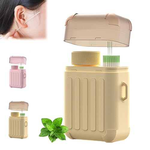 Ear Piercing Cleaning Kit, Ear Hole Ear Care Kit Disposable Earrings Hole Cleaner Ear Piercing Care Cleaning Tool Ear Hole Cleaning Line Ear Piercing Cleaning Floss for Girls Women Men (Mint, 180 PCS) Ear Piercing Cleaning Kit, Ear Hole Ear Care Kit Disposable Earrings Hole Cleaner Ear Piercing Care Cleaning Tool Ear Hole Cleaning Line Ear Piercing Cleaning Floss for Girls Women Men (Mint, 180 PCS) von HIDRUO