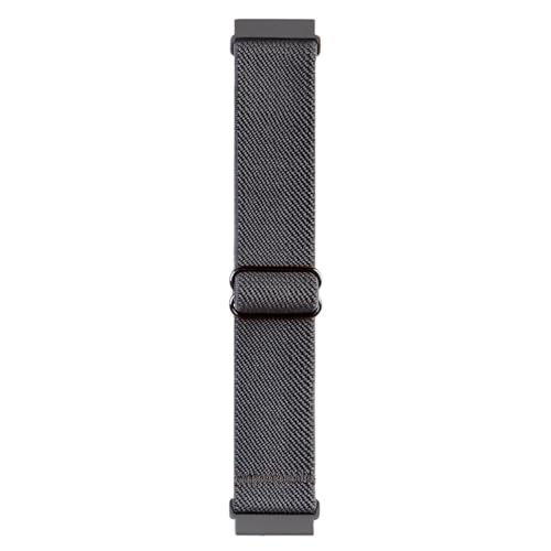 20 mm 22 mm verstellbares gewelltes Uhrenarmband für Samsung Active2, Huawei Watch3 usw., grau, 22 mm von HIEHGN