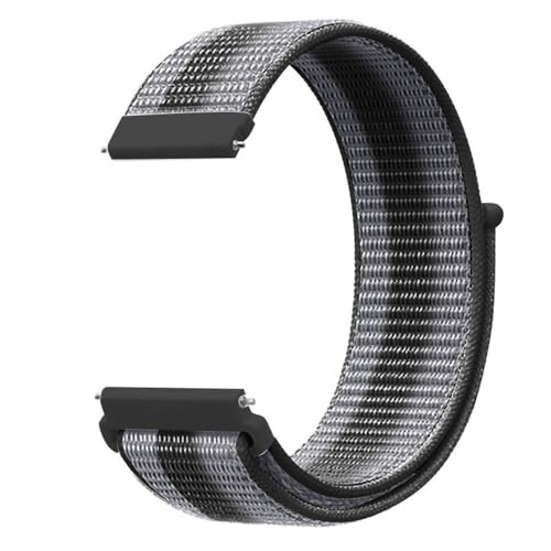 22-mm-Uhrenarmband für Huawei GT4GT5, für Samsung, für Galaxy Watch, für Garmin, Nylonschlaufe, atmungsaktives Klettband, Surfblau, 22 mm von HIEHGN