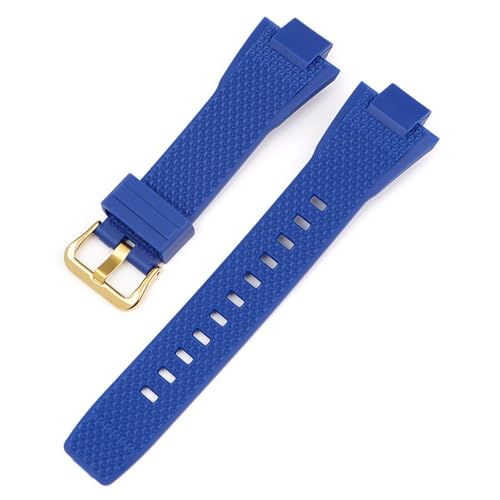 Geeignet für Casio-Uhren Steel Heart für die GST-B400-Serie, modifiziertes Harz-Schnellverschlussarmband, Zubehör für Herren, Dunkelblau, Gold, 28 mm, Stahlringmodell Geeignet für Casio-Uhren Steel Heart für die GST-B400-Serie, modifiziertes Harz-Schnellverschlussarmband, Zubehör für Herren, Dunkelblau, Gold, 28 mm, Stahlringmodell von HIEHGN